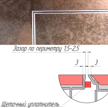 Техно под плитку 600*1800п