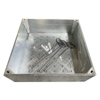 Скрытый люк под газон Проспект-Г съемный заполняемый высотой борта до 230 мм под засев газонной травы