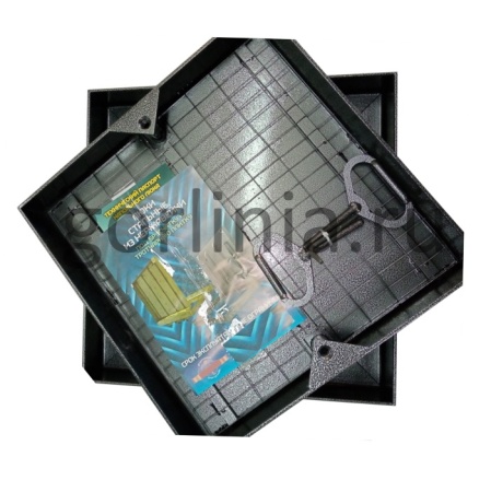 Люк Проспект-В 400*400 под тротуарную плитку вынимаемый